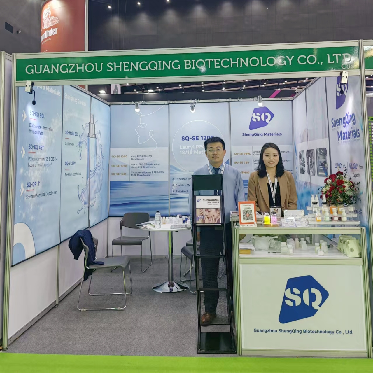 A exposição foi concluída com sucesso com a in-Cosmetics Asia